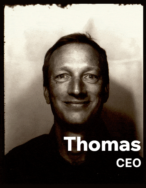 Thomas, CEO – Fotoautomaten-Porträt